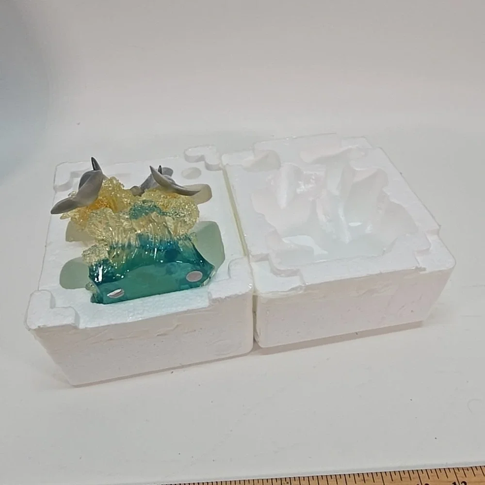 Sea Life Double Figurine Acrylic‎ Jumping Dolphins #42300 Code FVL-DOL